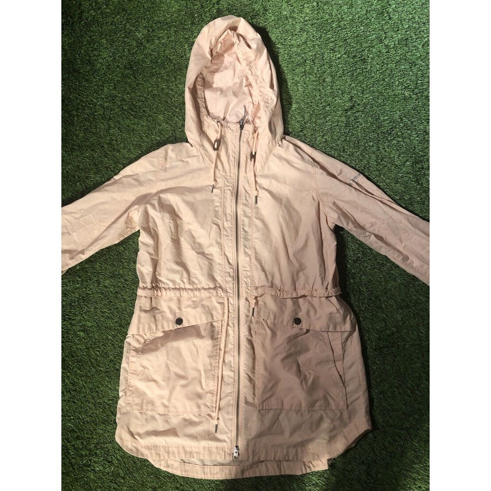Columbia womens size Large  waist drawstring hooded jacket full zip